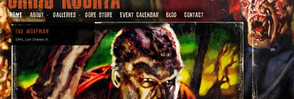 Horror Website Design